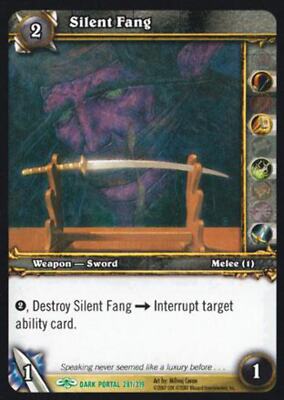 World of Warcraft TCG Silent Fang - Through the Dark Portal 281/319