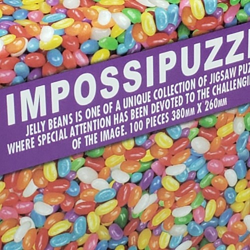 Rompecabezas Impossipuzzle Funtime Jelly Beans Rompecabezas 100 Piezas 380mm x 260mm Nuevo - Imagen 2 de 5