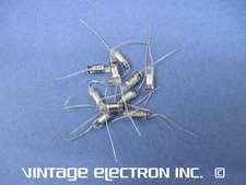 (10) MIAL Axial Lead Polystyrene Capacitors: 220pF 10% 1000V (Italy)  FREE SHIP