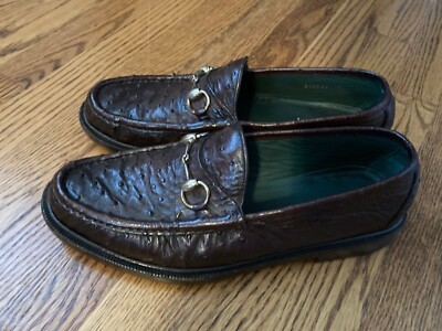 4900$ Gucci 1921 Collection Ostrich Horsebit Loafer 90th  display picture 2