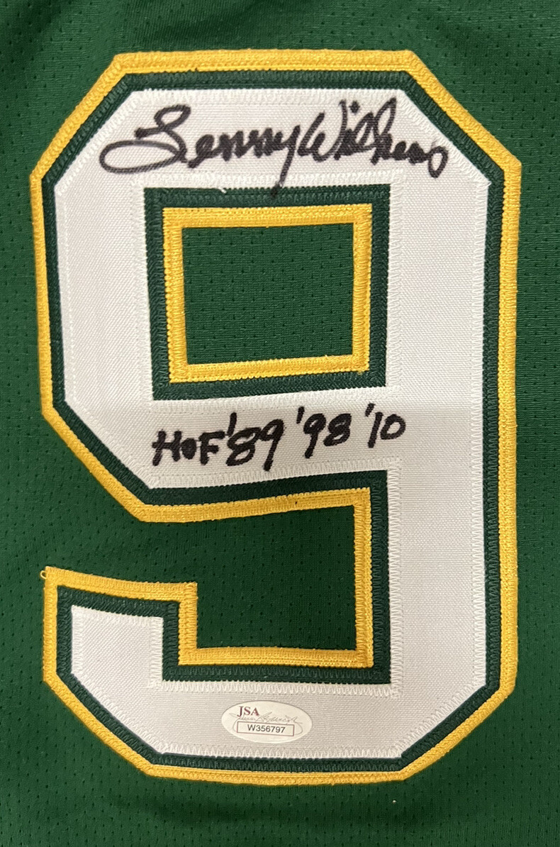Lenny Wilkens Signed Seattle SuperSonics (HOF 89,98,10