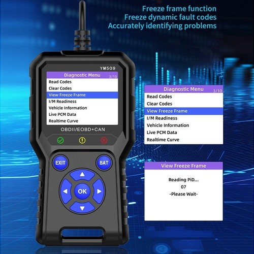 Instrumento de diagnóstico de detección de fallas del motor del automóvil OBD2 - Imagen 4 de 9