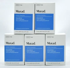Murad Acne Deep Relief Treatment Travel Size 0.17 fl oz/5ml [5Pack ] NoBox +Bag