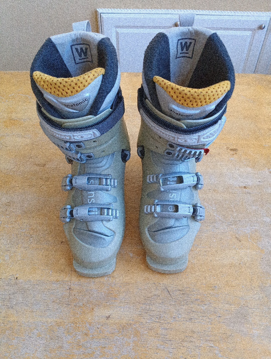 STIVALI DA SCI DONNA SALOMON ANATOMICI CUSTOMFIT TAGLIA 8 SHOCK ABS