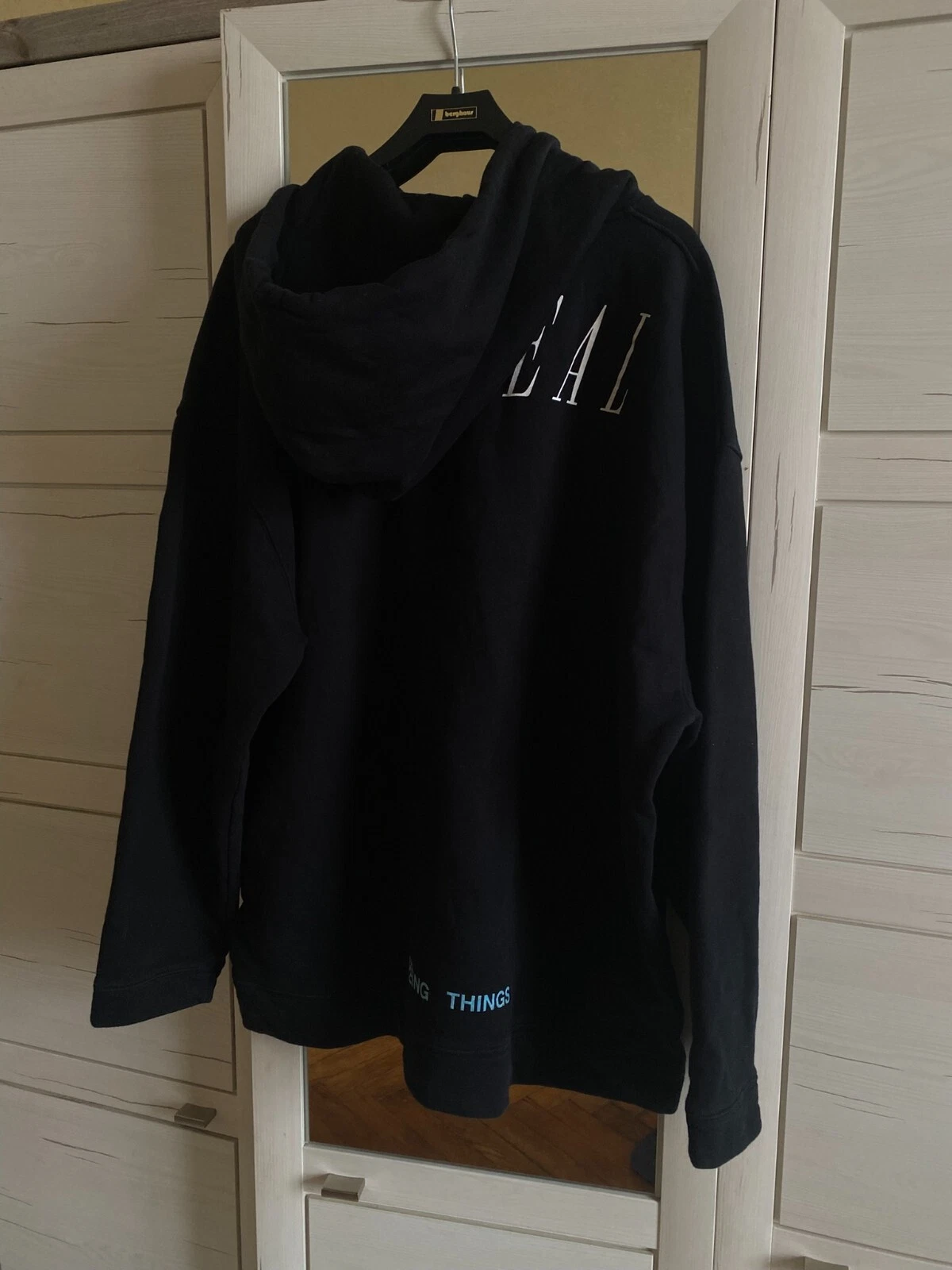 Felpa con cappuccio Off White Watches Over Melting The Clock taglia XL