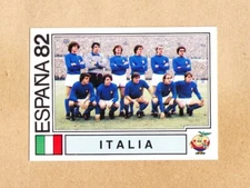 Panini Sonric's - World Cup Story - Espana 82 - Team Photo - Italy - # 135