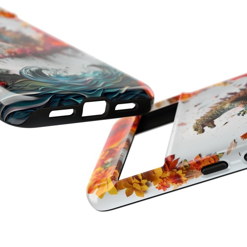 Phone Ink - Tough Case for iPhone Galaxy Pixel - Dino Monster Kaiju Paper Cut - Picture 179 of 191