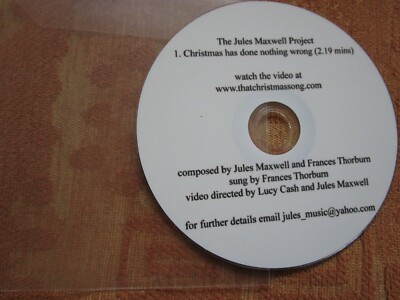 The Jules Maxwell Project Christmas Has Done Nothing Wrong  Promo CD Single