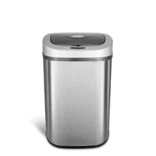 Ninestars 21 Gal Stainless Steel Touchless Automatic Motion Sensor Trash Can