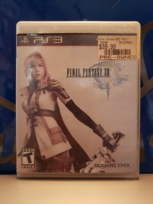 PS3 Untested Square ENIX Final Fantasy XIII Complete Manual
