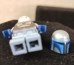 RARE Official Lego Star Wars Jango Fett Angry Face Minifigure from set 75191