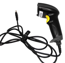 WoneNice Handheld USB Wired Barcode Scanner, Black, Model: WN3300