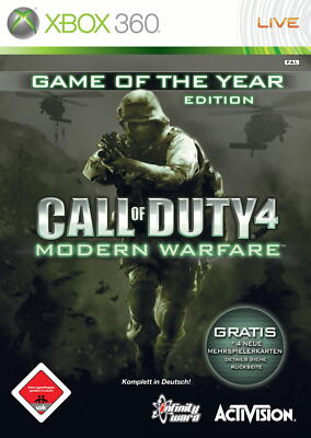 Call of Duty 4-Modern Warfare (Dt.) -Game of The Year Edition (Microsoft Xbox...