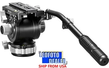 Leofoto BV-20K (Knob Clamp) Pro Fluid Video Head with Arca Plate