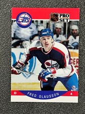 1990-91 Pro Set - Error Fred Olausson on Front #335 Fredrik Olausson