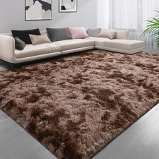 Fluffy Area Rug 8x10 Tie-Dye Super Soft Anti-Slip Plush Carpet for Living Room
