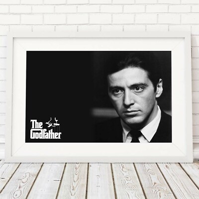 THE GODFATHER - Cult Movie Poster Picture Print Sizes A5 to A0 **FREE DELIVERY**