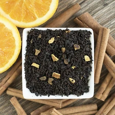 Orange Cinnamon Spice Black Tea Organic - loose leaf or in tea bags 