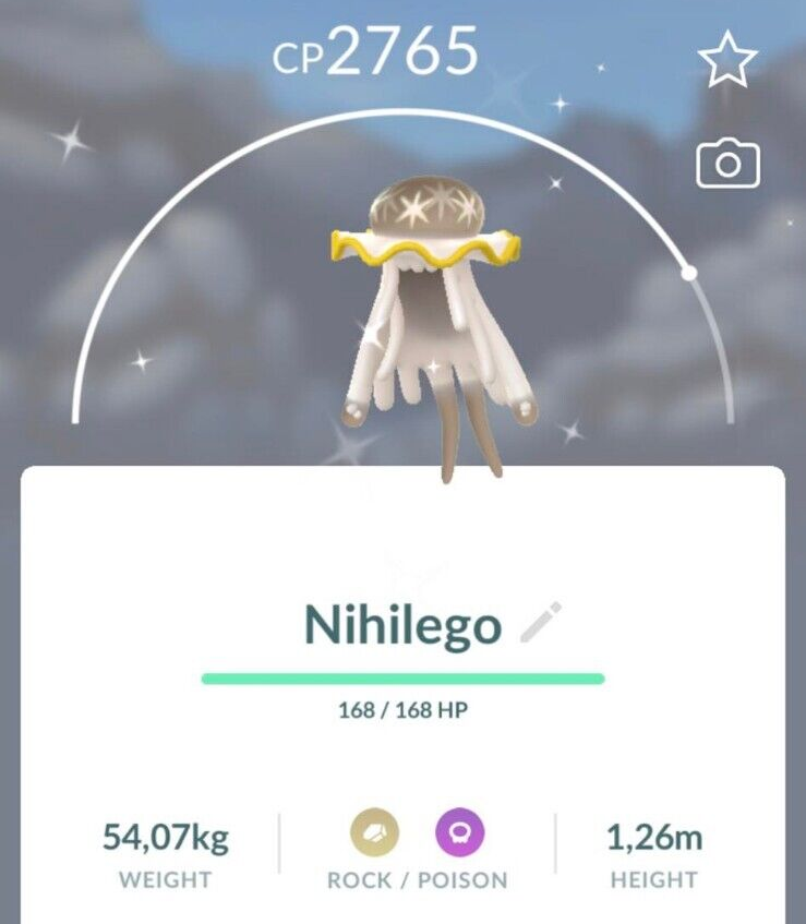 PoKéMon Go Shiny Nihilego - P”T C have 80k stradust - Available