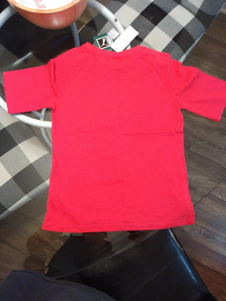 NUEVO CON ETIQUETAS - Camiseta Puma Niñas P696 Rosa Brillante XL 16 NUEVA CON ETIQUETAS Foto 3 de 3