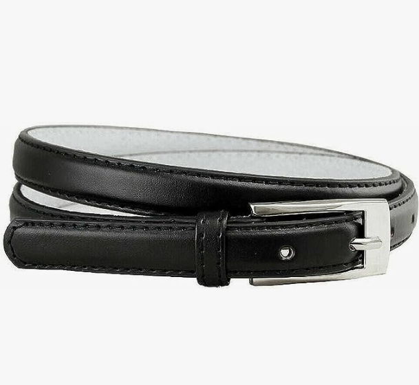 Women's Dress Skinny  Waist Belt Genuine Leather Belt 3/4