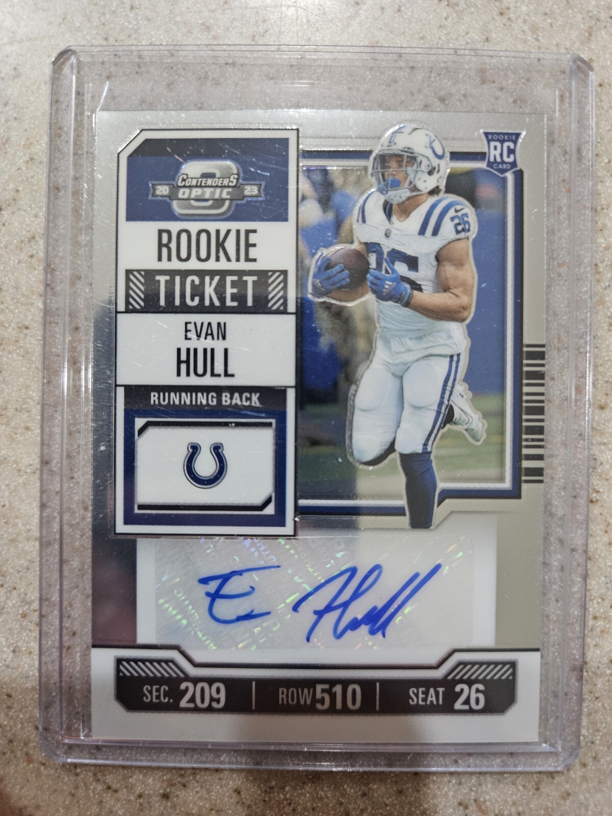 Evan Hull Panini Contenders Optic #169 Autograph