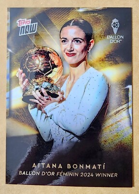 2024 Topps Now Aitana Bonmati Ballon D'Or Féminin Winner FC Barcelona #2 