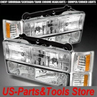 Chevrolet C/K Suburban Silverado Scheinwerfer Set klar 94 - 99 Tahoe 1994 1999 