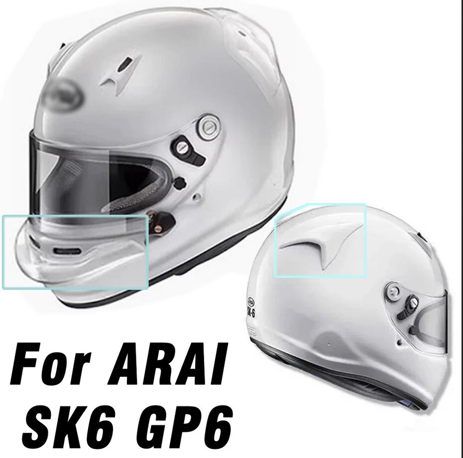 For Arai SK6 GP6 GP-6Motorcycly Helmet Spoiler Wing Replacement Accessories