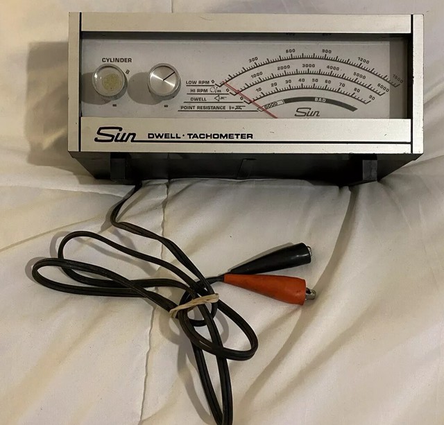Vintage Sun Dwell Tachometer Engine Analyzer Model 7601 for sale online eBay