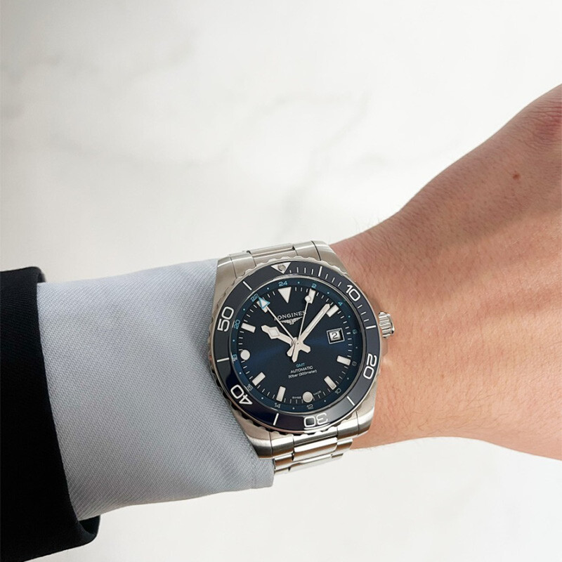 Longines Hydroconquest GMT - L3.890.4.96.6 | eBay