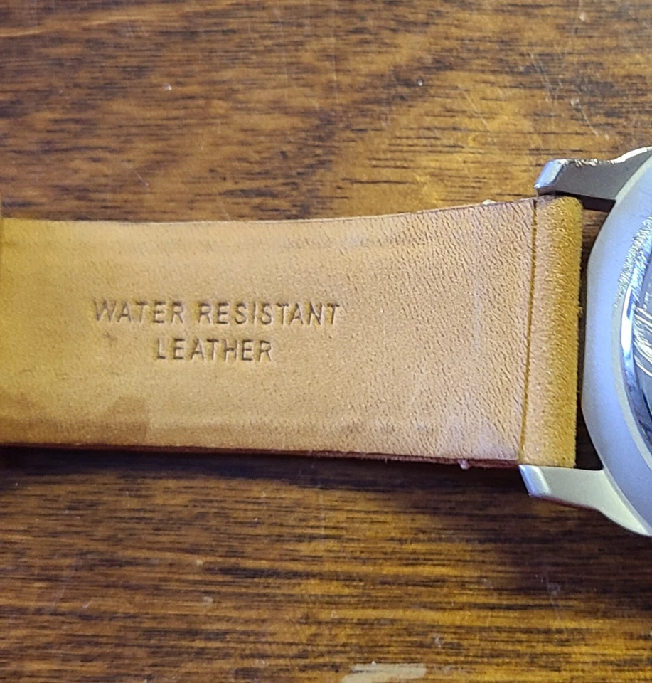 Jewelry, Watch, Timberland Unisex Wrist Watch, Leather Tan Suede Band - Image 3 of 4