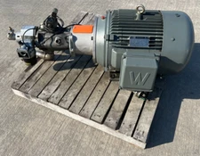 WORLDWIDE ELECTRIC T-FRAME MOTOR PEWW60-18-364TC-F2 W/PARKER ATTACHMENTS