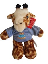 Aurora Giraffe Plush Stuffed Animal Super Soft 11" x 8" 2017 Zoo Zoom Orange NWT
