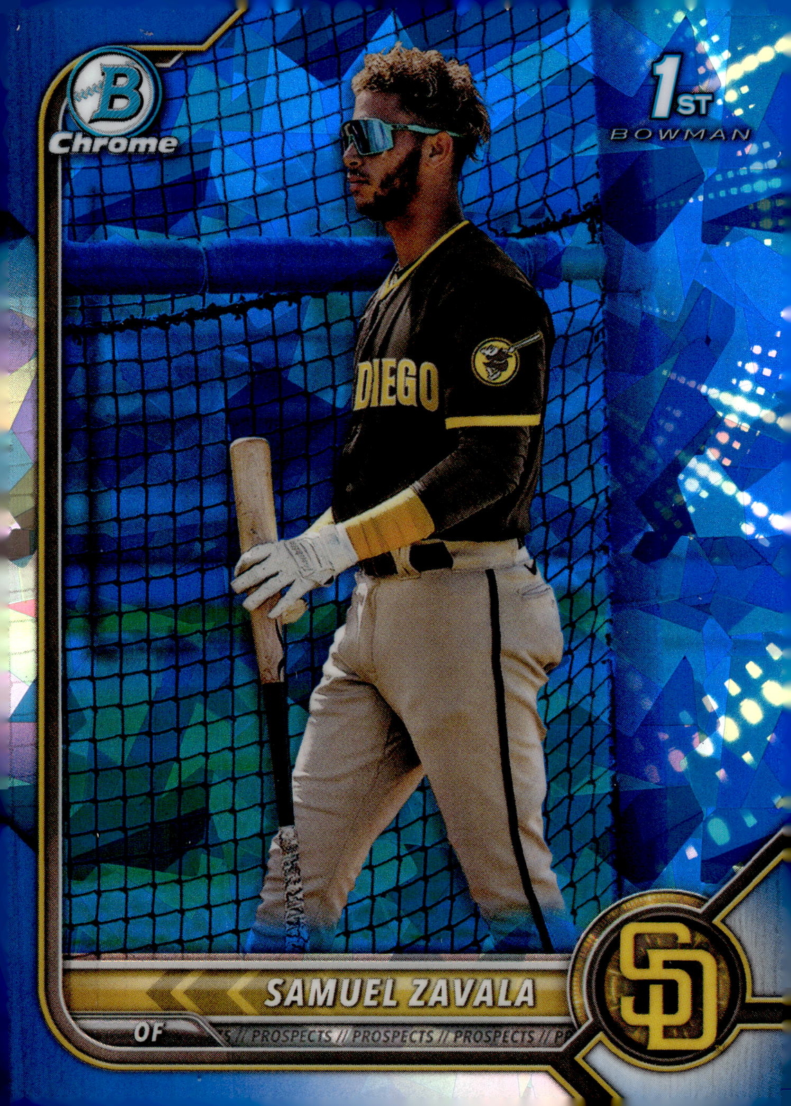 2022 Bowman Chrome Sapphire Edition #BCP-203 Samuel Zavala Prospects