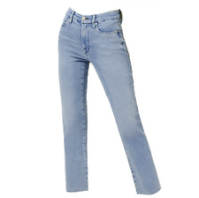 Good American Legs Straight Jeans Blue449 GSRH941TFT Size 22 Inseam 27.5"