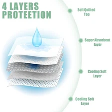 100 Pcs Underarm Armpit Sweat Pads Stickers Shield Guard Absorbing Disposable