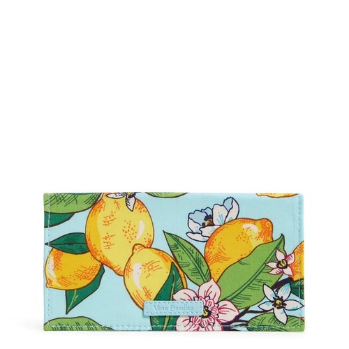 Vera Bradley Checkbook Cover Lemon Grove NWT