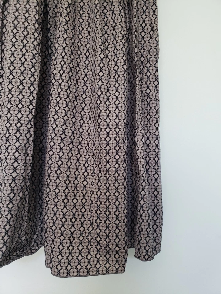 Vestido Lei Niña Talla S Correa Espagueti 100% Algodón Gris Negro Babydoll Solero Foto 3 de 4