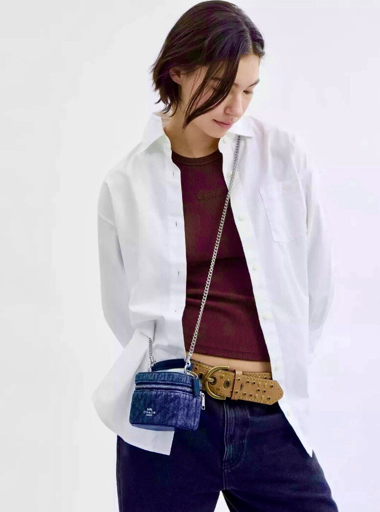 NWT Coach Ava Crossbody Bag With Quilting CAQ00 Denim | eBay