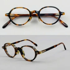 Thick Acetate Retro Oval Full Rim Reading Glasses Men Women Unisex Glasses 