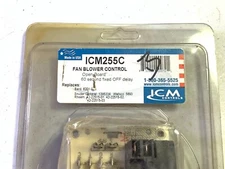 ICM CONTROLS ICM255C. FAN/BLOWER CONTROL Post Purge Fan Delay, 1/180 second 