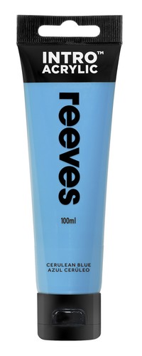 Reeves: Intro Acrylic Paint - Cerulean Blue (100ml)