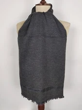 FENDI genuine vintage plain Grey wool  winter scarf scarves