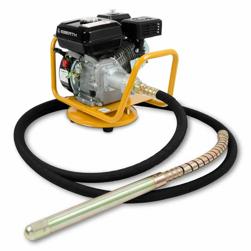 EBERTH Betonrüttler Flaschenrüttler Benzin 4800W, Flasche 45mm, Länge 6m