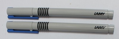 2 Pack Lamy White Pen - Ballpoint Pens, Promotional Ballpoint Pens, Kuli, Fibre (S28)