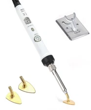 Mini Iron 80W Small for Crafts Patches Shoes Hats Adjustable Temperature White