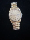 Vintage Seiko Quartz 6923-8089 Gold Tone Men's Watch Day/Date Japan