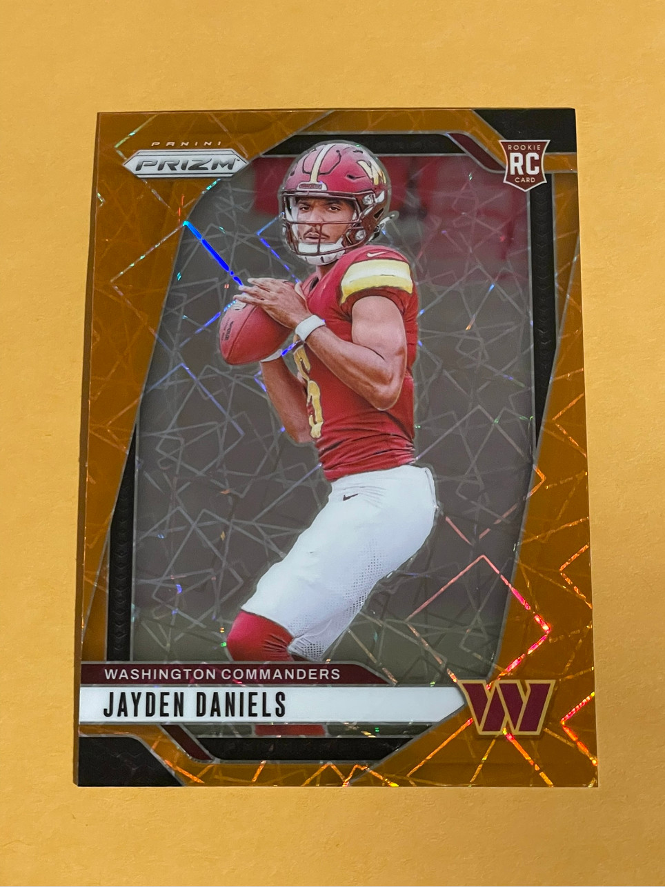 2024 Panini Prizm Rookie Jayden Daniels #347 Lazer Prizm