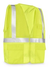 ULINE Yellow High Visibility Safety Vest ANSI/ ISEA 107-2015 S-21682G 2XL/3XL